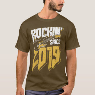 2019年以来のキッズロックミュージックヴィンテージファン3rd tシャツ