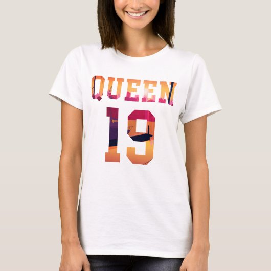 2019年以来、王と女王が一緒に Tシャツ (正面)