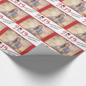 2019年卒パーソナライズされた業|写真（横） ラッピングペーパー (角)