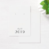 2019年卒業イヤリングディスプレイカードのクラス (デスク)