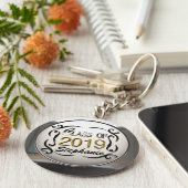 2019年卒業キーチェーンの名前クラスの追加 キーホルダー (側面)