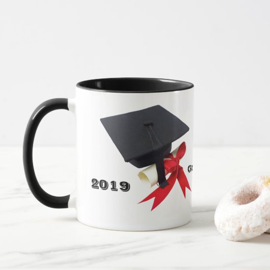 2019年卒業記念日コーヒーマグの授業 マグカップ (ドーナツ)