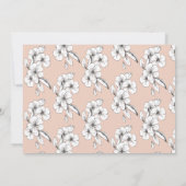 2019年図解入りの、写真付きの卒業フローラ授業 案内状 (裏面)