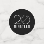 2019年大学院写真クラス |白黒 コンフェッティ (スモール正面)