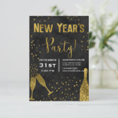 2019年大晦日パーティーシャンパングラス 招待状 (スタンド正面)