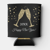 2019年大晦日パーティー金フェイク箔 缶クーラー (正面)