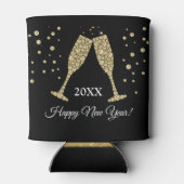 2019年大晦日パーティー金フェイク箔 缶クーラー (裏面)