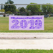 2019年女性国際的の良い日のためのバランス 横断幕 (インサイチュ)