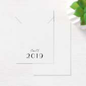 2019年度のクラスのネックレスディスプレイカード (デスク)