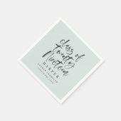 2019年度の大学院パーティー スタンダードカクテルナプキン (角)