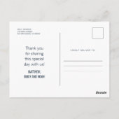 2019年度卒業生 | 写真 卒業おめでとう ポストカード (裏面)