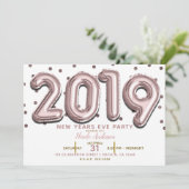 2019年新年イブパーティーバラ金ゴールドバルーン 招待状 (スタンド正面)