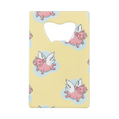 2019年新年中国ののエンジェルピッグボトルO クレジットカード栓抜き (裏面)