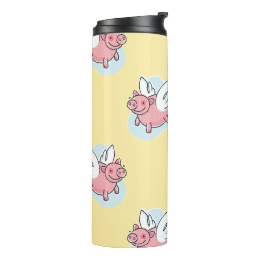 2019年新年中国ののエンジェルピッグ熱T タンブラー (回転左)