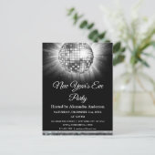 2019年新年会 シルバーディスコボール ポストカード (スタンド正面)