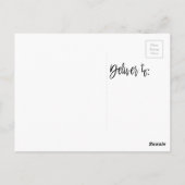 2019年新年会 シルバーディスコボール ポストカード (裏面)