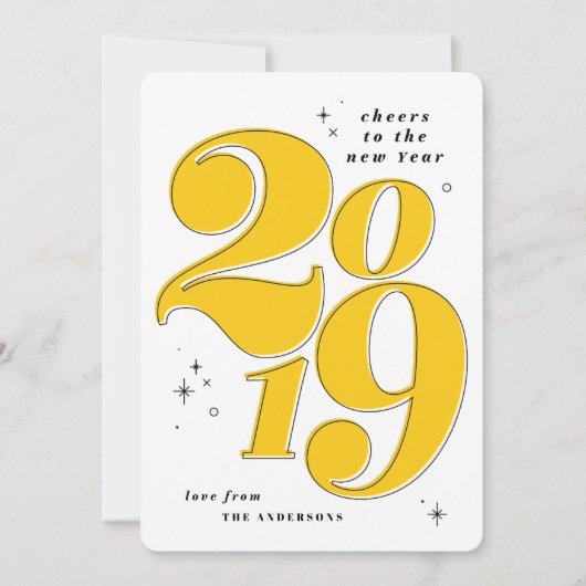 2019年正月のはっきりした応援 シーズンカード (正面)