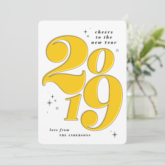 2019年正月のはっきりした応援 シーズンカード (スタンド正面)