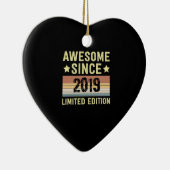 2019年生まれの誕生日おめでとう セラミックオーナメント (右)