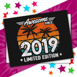 2019年生まれ限定復刻版かっこいい2019年から ポストカード