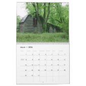 2019年素朴古いバーンズ暦 カレンダー (3月 2026)