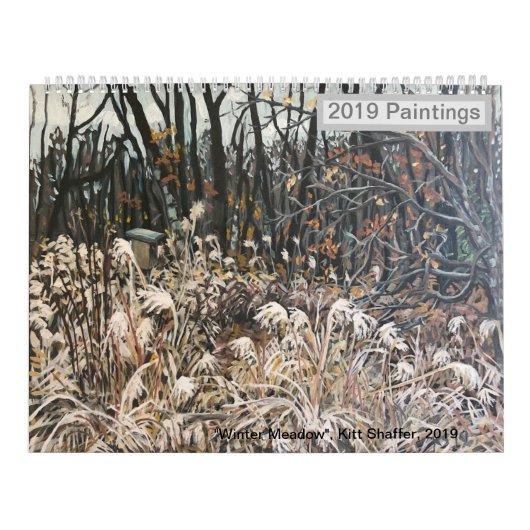 2019年絵画カレンダー、キットシャファー カレンダー (カバー)
