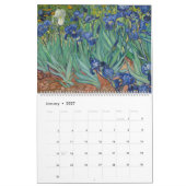 2019年絵画コレクション カレンダー (1月 2027)
