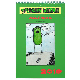 2019年緑のウィーニ暦 カレンダー