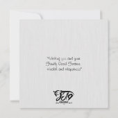 2019年豚の年 - ベトナムのお正月 シーズンカード (裏面)