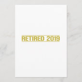 2019年退退職した職後私は生涯働きました プログラム (正面)