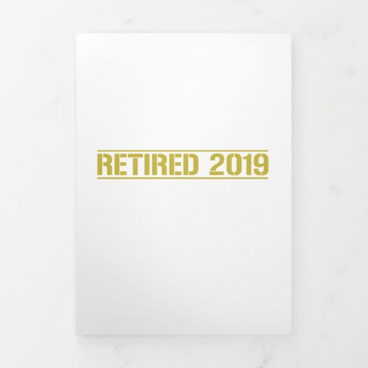 2019年退退職した職後私は生涯働きました 三つ折りプログラム (カバー)