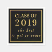 2019年高校懇親会卒業生 スタンダードカクテルナプキン (正面)