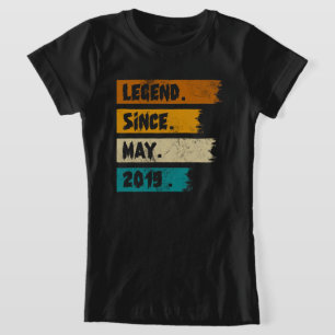 2019年5月以来の伝説 Tシャツ