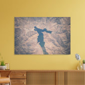 2019年7月4日 – カリフォルニアのイザベラ湖。 キャンバスプリント (インサイチュ (リビング))