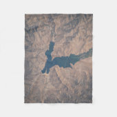 2019年7月4日 – カリフォルニアのイザベラ湖。 フリースブランケット (正面)