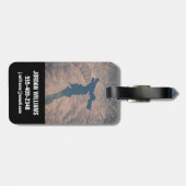 2019年7月4日 – カリフォルニアのイザベラ湖。 ラゲッジタグ (裏面横)