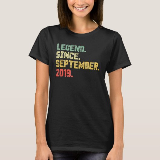 2019年9月3日誕生3歳 Tシャツ (正面)
