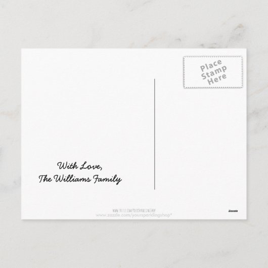 2019年 ハッピーニューイヤー MMXIX クワンザァのストライプ柄 色 - 赤 黒 緑, アフリ シーズンポストカード (裏面)