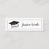 2019年Capの卒業名刺クラス スキニー名刺 (正面)