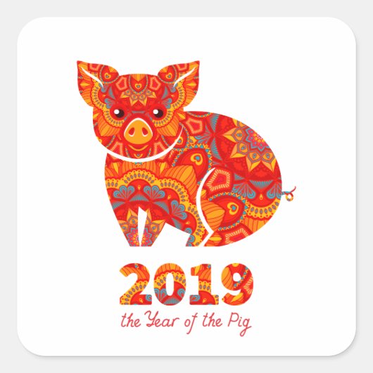 2019年PIG スクエアシール (正面)