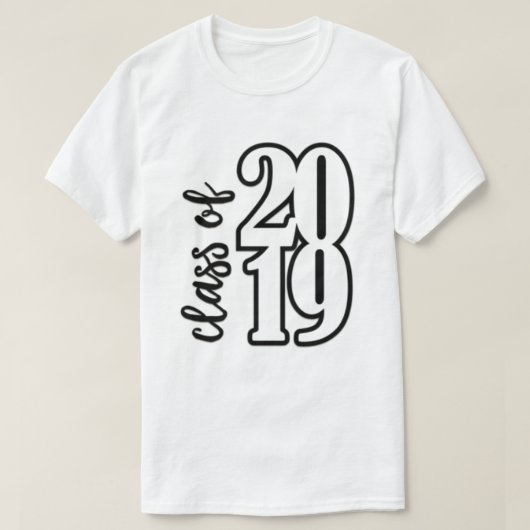 2019年Tシャツのクラス Tシャツ (デザイン正面)