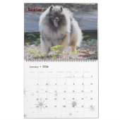 2019本のトランペットのKeeshondのカレンダー カレンダー (1月 2026)