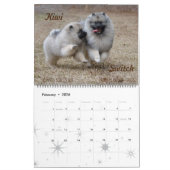 2019本のトランペットのKeeshondのカレンダー カレンダー (2月 2026)