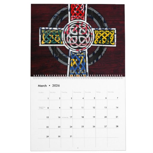 2019枚のデザインのターンパイクのナンバープレートのカレンダー カレンダー (3月 2026)