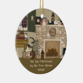 2019私の新しい家のクリスマス セラミックオーナメント (右)