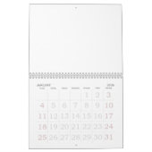 2019空白の年カレンダー カレンダー (1月 2026)