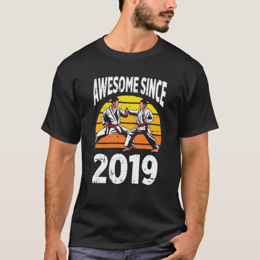 2019素晴らし年3歳から空手 Tシャツ (正面)
