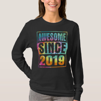 2019素晴らし年3歳3歳の誕生日タイDy Tシャツ