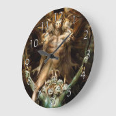 2019素晴らし.赤い竜と海の獣 ラージ壁時計 (傾斜)