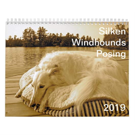 2019絹のWindhoundsの提起 カレンダー (カバー)